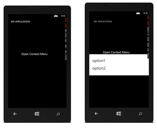 Open Context Menu